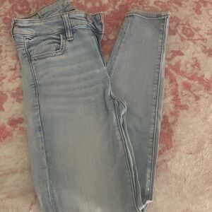 American Eagle Outfitters Light Blue Skinny Jeans